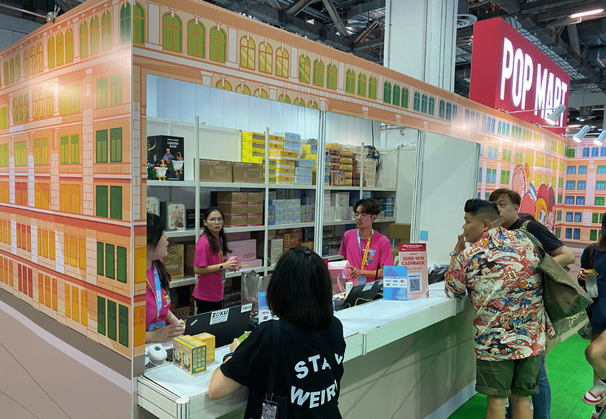 Zoku EventPOS at the Pop Mart Pop Toy Show 2023 in Singapore