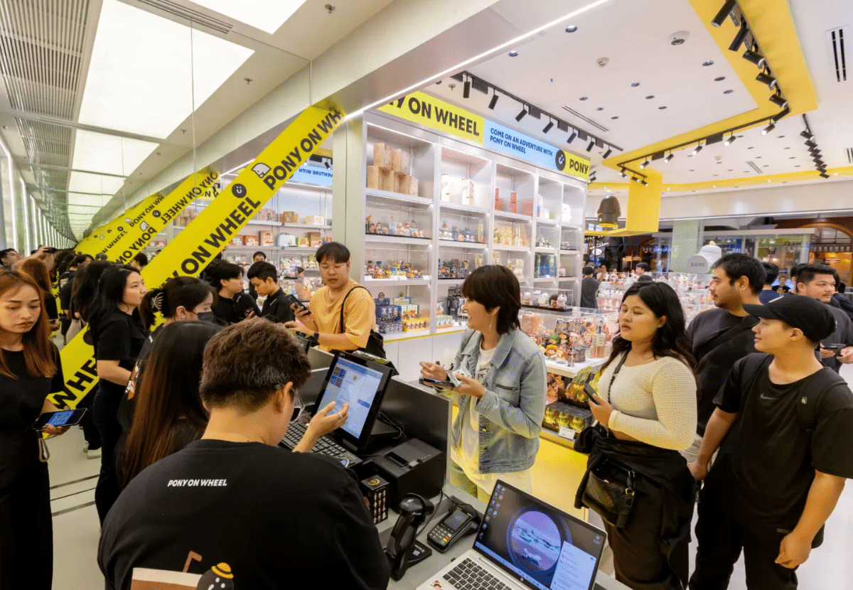 Zoku EventPOS in action at the grand opening of Pony On Wheel store in Thailand