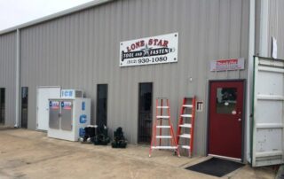 Tool store exterior with signage